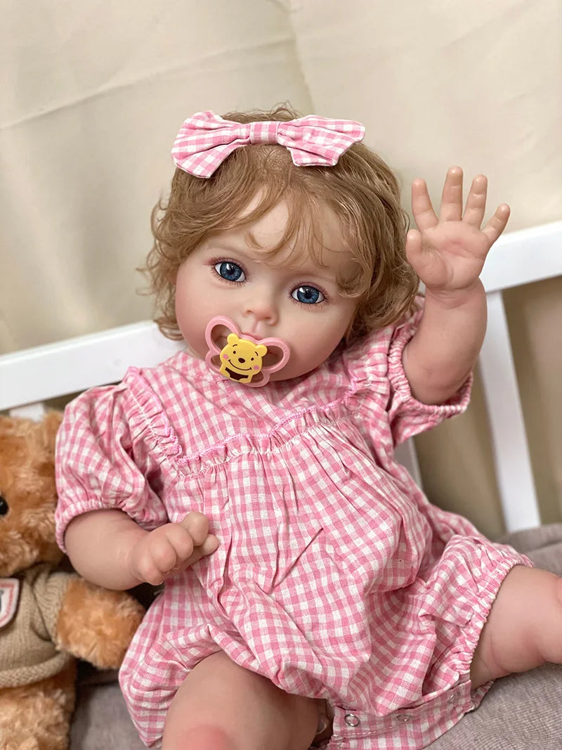 Riccardo bambola reborn toddler con corpo in stoffa