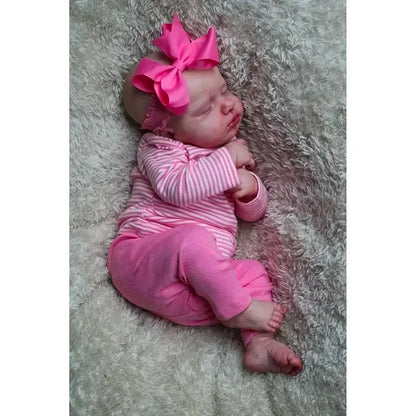 Serena bambola reborn neonata addormentata