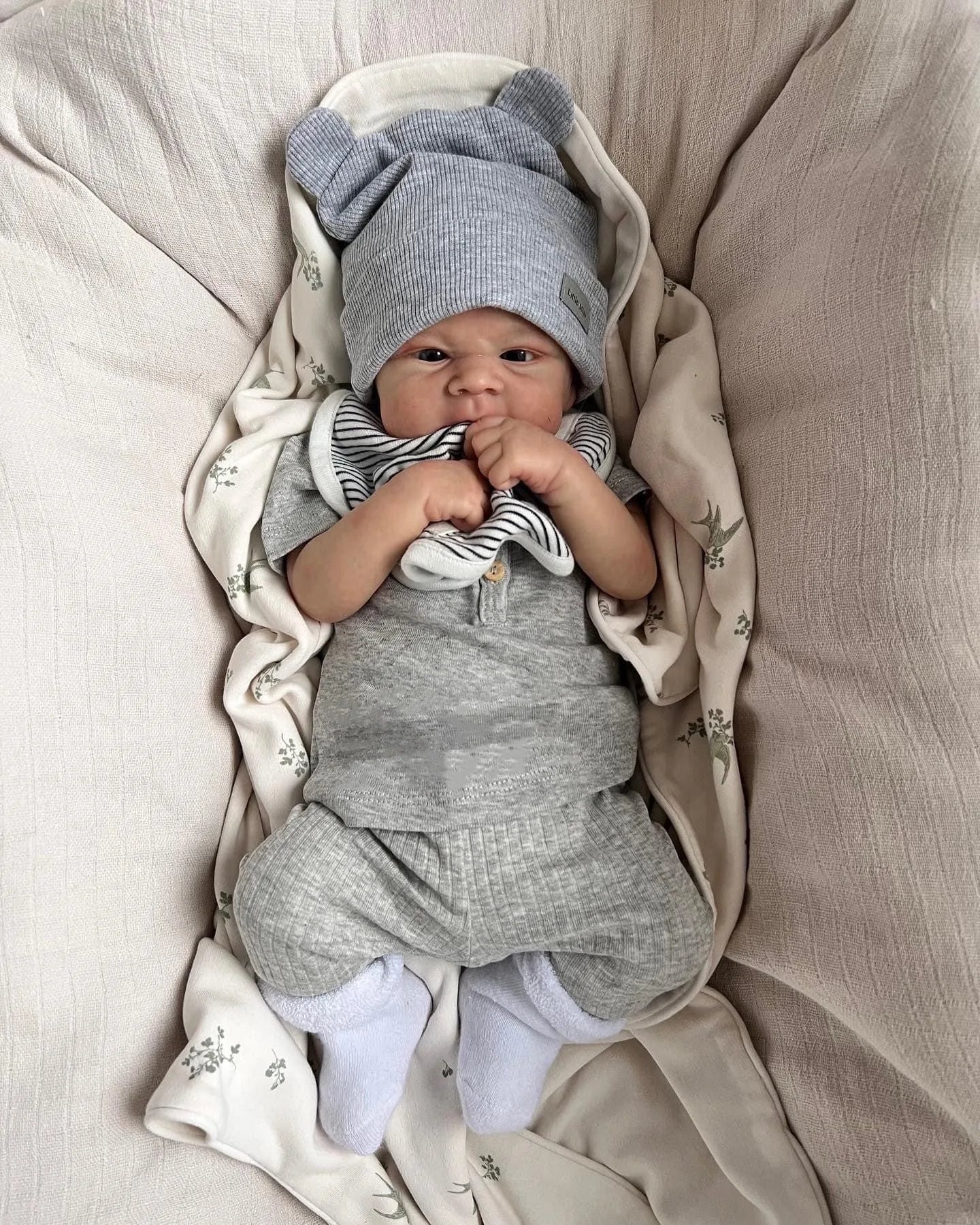 Alessia bambola reborn con occhi azzurri