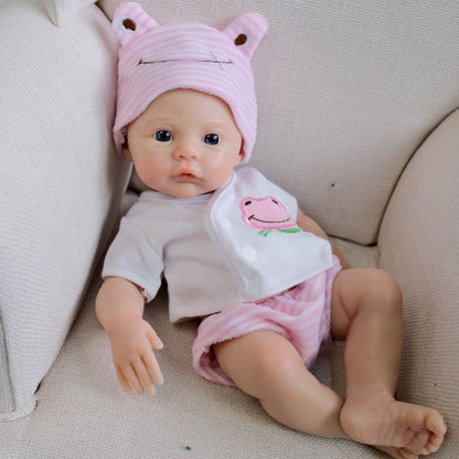Chiara mini bambola reborn in silicone pieno
