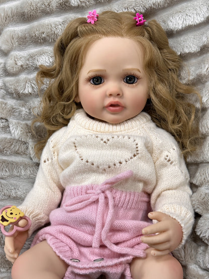 Flavia bambola reborn morbida dai 18 mesi
