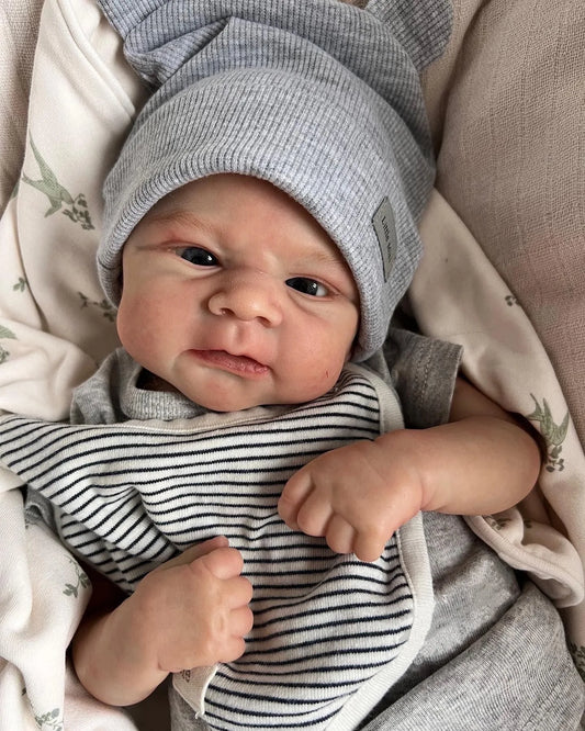 Alessia bambola reborn con occhi azzurri