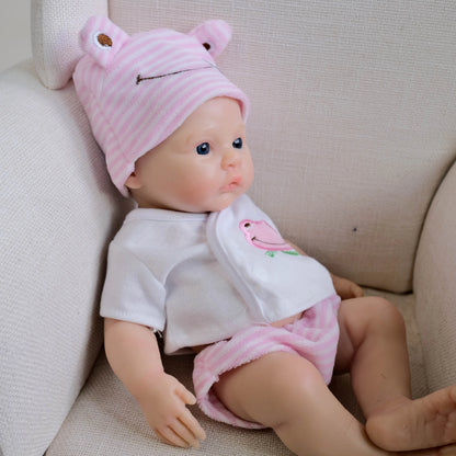 Chiara mini bambola reborn in silicone pieno