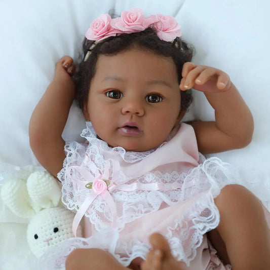 Samira bambola reborn realistica da coccolare