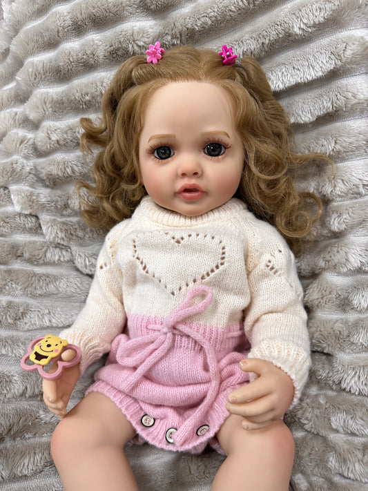 Flavia bambola reborn morbida dai 18 mesi