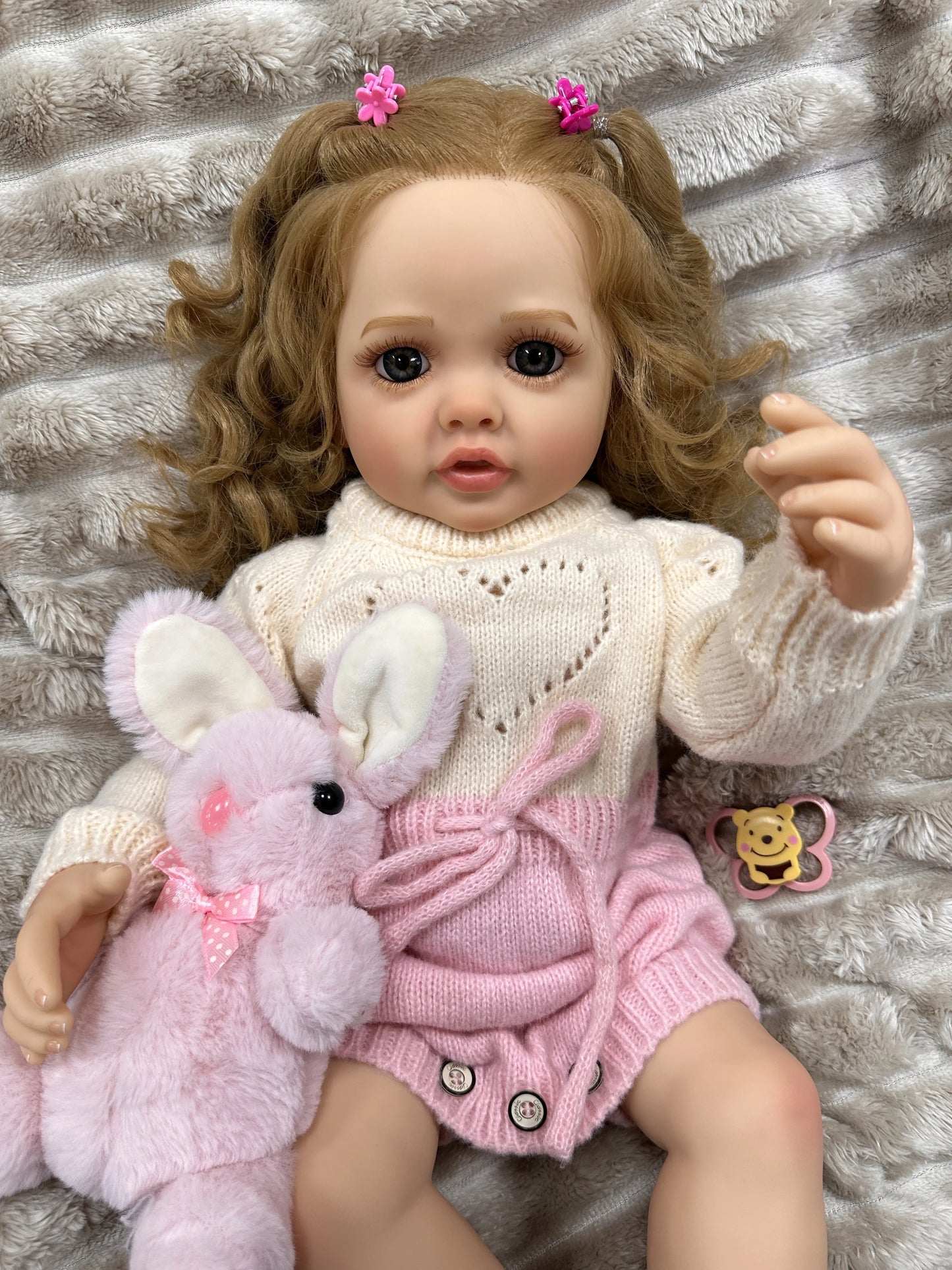 Flavia bambola reborn morbida dai 18 mesi