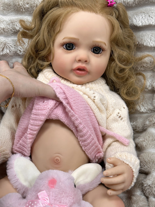Flavia bambola reborn morbida dai 18 mesi